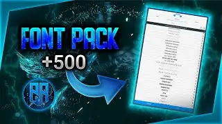 The Most Beautiful 500 Fonts! / +500 Font Pack 2021