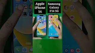 iPhone 14 Vs Samsung Galaxy F14 5G Speed Test |