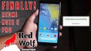 How To Unlock Bootloader | Install RedWolf TWRP | Custom Rom On Redmi Note 5 Pro