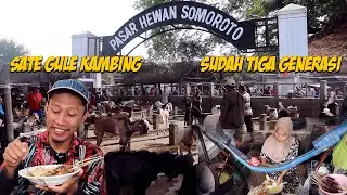 Kuliner tersembunyi di dalam Pasar Hewan, ada sate gule kambing mantab! 25 ribu saja seporsi!