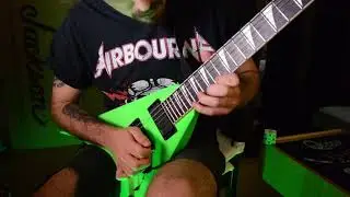 Ozzy Osbourne - Crazy Train (Guitar Solo Cover) (Jackson king V kawasabi)