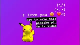 How to crate this pickachu art in iPhone 📱 ||this video not for iPhone this video has android