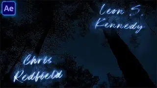 Cinematic Trailer Title Animation Effect (LIKE A OPENING MOVIE) - AFTER EFFECTS TUTORIAL - RE4
