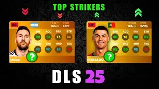 DLS 25 | TOP BEST STRIKERS RATINGS IN DREAM LEAGUE SOCCER 25 🔥 | Hamood Gamerx