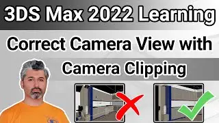 3DS Max 2022 Tutorial - Correct Camera View with Camera Clipping