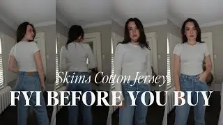 FYI BEFORE YOU BUY | SKIMS COTTON JERSEY TOPS
