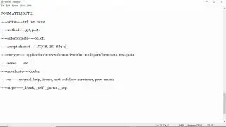 119. HTML Form Accept Charset Attrubute