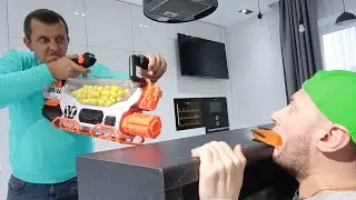 ЛЫСАЯ БОРОДА ПОДСТАВИЯ СТАРОГО. НЕРФ БРАЗЕРС