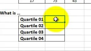 quartiles in excel