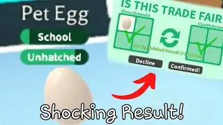 Whats Happens if you trade while its HATCHING😱..in Adopt me!