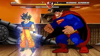 GOKU vs OVERDOSE SUPERMAN - The most epic fight ever made!
