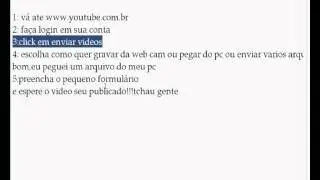 como postar videos no youtube