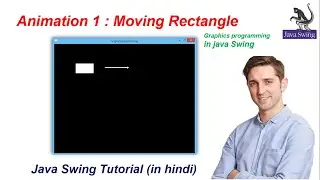 Graphics programming in Java swing | Animation part-1 | Moving Rectangle