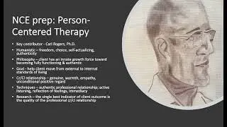 NCE prep: Person Centered Therapy