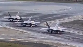 The 3rd Wing • F-22 Raptors At Elmendorf-Richardson
