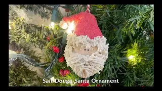 Salt Dough Santa Ornament