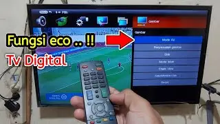 🔴How to Set ECO on the SHARP DIGITAL TV Menu