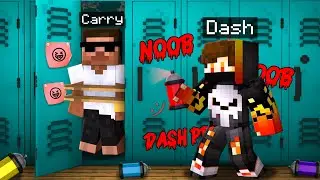 I GOT BULLIED BY DASH IN MINECRAFT SCHOOL..