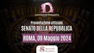 Associazione Donnattiva, presentazione al Senato della Repubblica