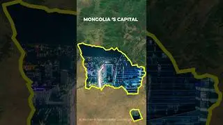 ULAANBAATAR MAP ANIMATION IN AFTER EFFECTS  #shorts