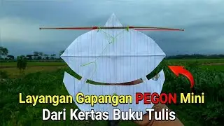 How to Make Mini Pengon Kites From Notebook Paper