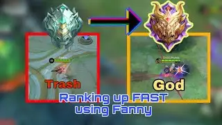 How to Rank up FAST using FANNY ll UNLIMITED CABLE ll MLBB