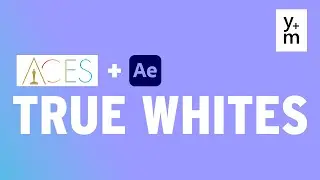 The Secret To Getting True Whites With ACES In After Effects!