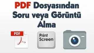 PDF Dosyasından Soru veya Görüntü Alma