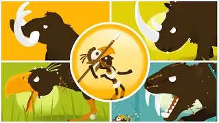 Big Hunter - All Bosses - Day 100 (Mammoth, Rhino, Terror Bird, Smilodo)