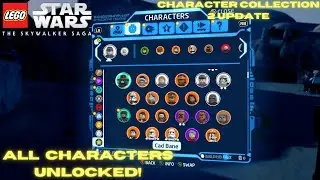 LEGO Star Wars: The Skywalker Saga All Characters Unlocked! (DLC Included)