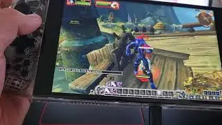 Aya Neo World of Warcraft using controller
