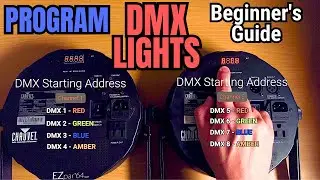 How to PROGRAM DMX Lighting - Beginners Guide