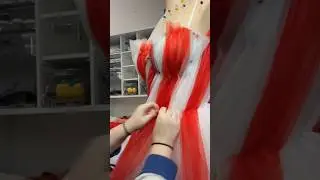 Making a candy cane princess dress!! @sia #DreamTrackAI Song about red and white candy canes