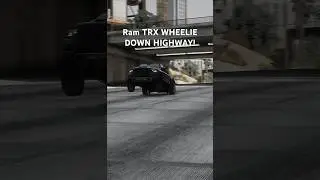 1500Hp Ram TRX WHEELIE CLOSE CALL! 