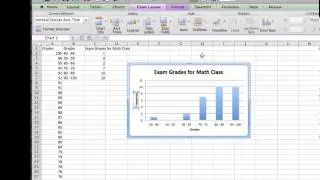 Displaying Quantitative Data on Excel for the Mac