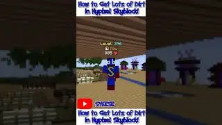 How to get Lots of Dirt in Hypixel Skyblock! (Hypixel Skyblock Short)