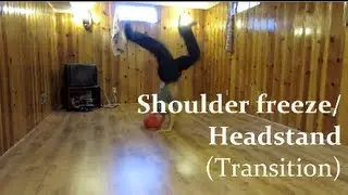 BBOY TUTORIAL Shoulder Freeze/Headstand (Transition)