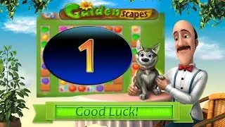 Gardenscapes 1 level Walkthrough