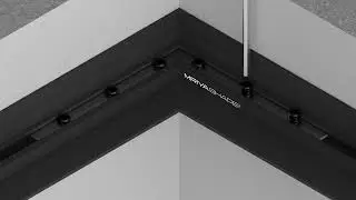 Corner plate for shadow profile for plasterboard MRIYA SHAPE®