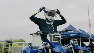 Cab Screens Crescent Yamaha track time on the new 2023 YZ450F