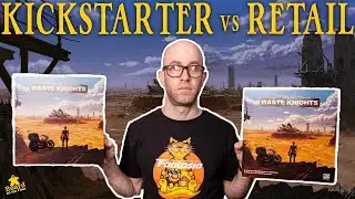 Waste Knights 2nd Edition Board Game | Kickstarter vs Retail