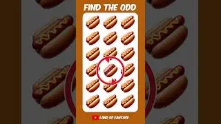 FIND THE ODD ONE OUT 🍕 179 | Emoji Quiz #howgoodareyoureyes #emojichallenge #puzzlegame #quiz