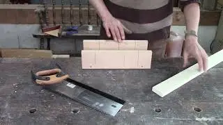 The Miter Box from our Bench Hooks, Miter Box, and Shooting Board Class