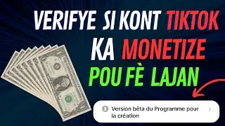 how to monetize tiktok to make money come check if your 