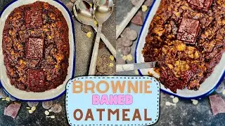 Vegan Brownie Baked Oatmeal