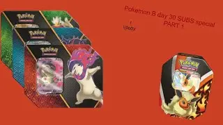 pokemon 30 subs special/bday opening part 1 ft my sister