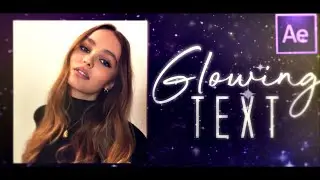 After Effects Glowing Text Effect (cc light rays)