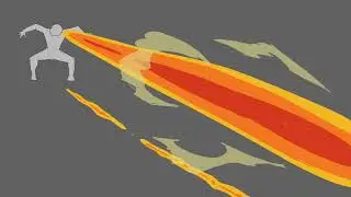 practicing how to shoot a fire breath