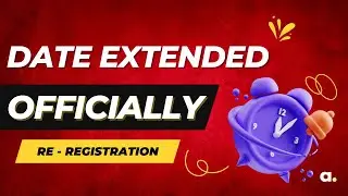 IGNOU Last Date | July 2022 | RE REGISTRATION EXTENDED