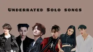 6 Underrated Solo  Songs #kpop